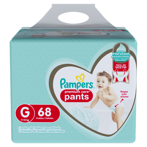 Fralda Pampers Pants Premium Care Top G C/68