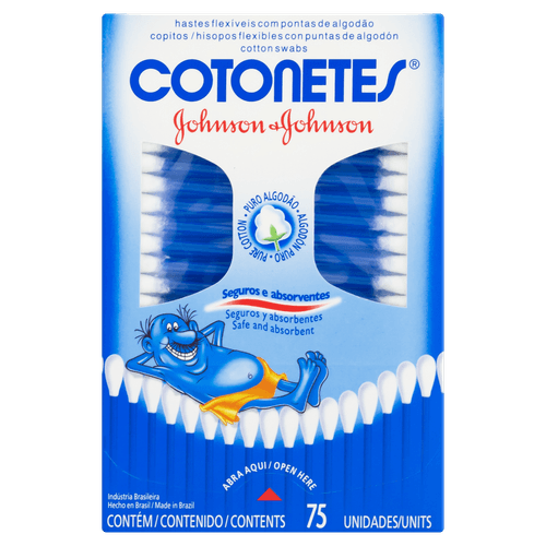 Cotonetes Johnson & Johnson - 75 Unidades