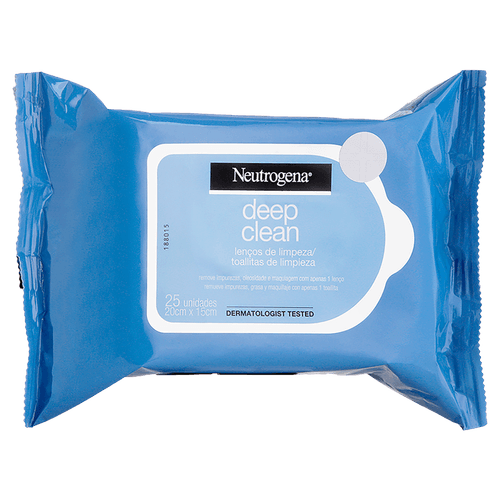 Demaquilante Neutrogena Deep Clean 25 unidades