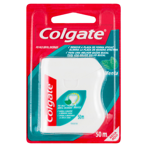FIO DENT COLG ENCERADO MENT 50M
