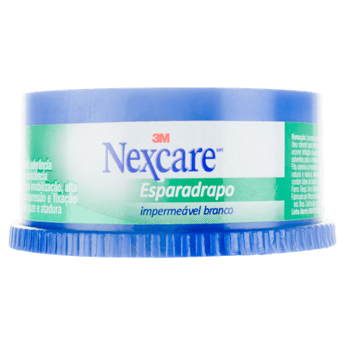 Esparadrapo Nexcare Impermeavel Branco 12Mmx3Mt - Nexcare