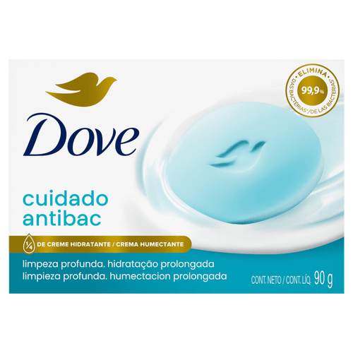 Sabonete em Barra Dove Cuida & Protege Antibacteriano 90gr