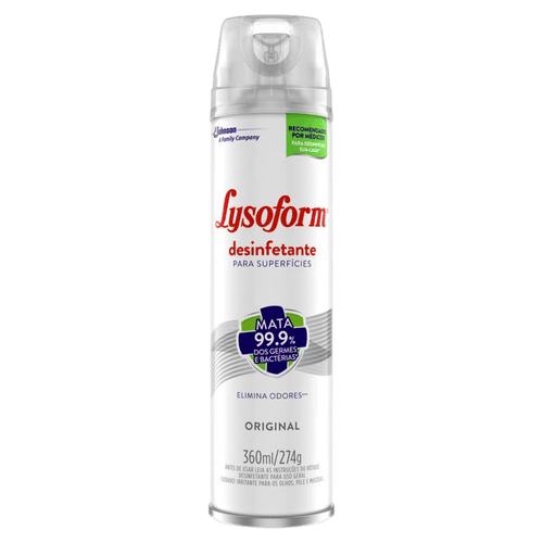 LYSOFORM AEROSSOL ORIGINAL 360ML