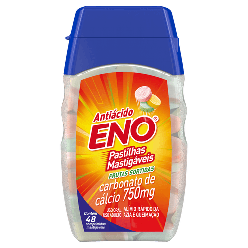 Eno Pastilhas Mastigáveis Frutas Sortidas-48 unid