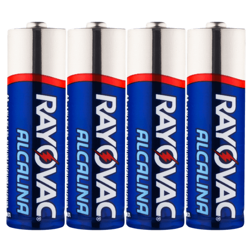 Pilha Alcalina AA Rayovac 4 Unidades 1,5V Grátis 1 Pilha