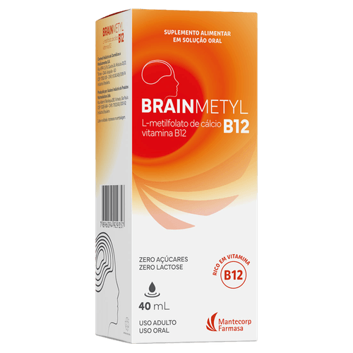 Suplemento Alimentar BrainMetyl Gotas 40ml