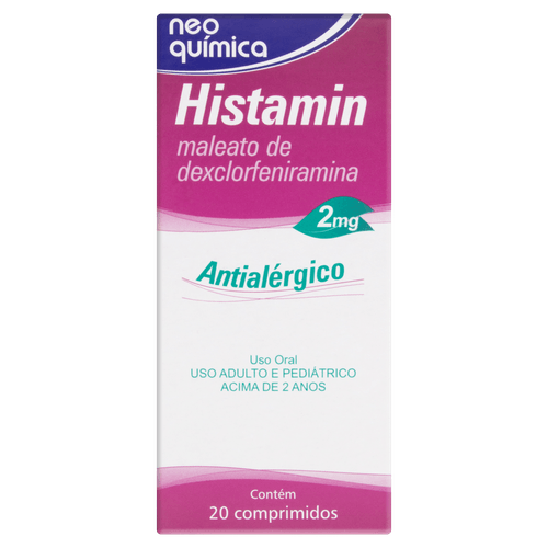 Histamin 2mg 20 Comprimidos