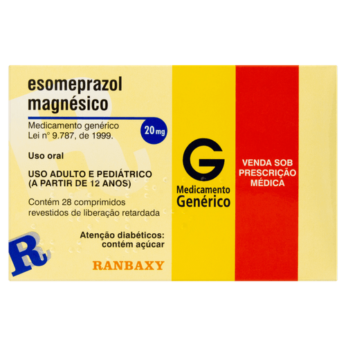 Esomeprazol Magnesio 20mg 28 Comprimidos Rnbx