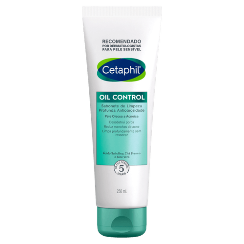 Sabonete Líquido Limpeza Profunda Antioleosidade Cetaphil Oil Control - 250ml