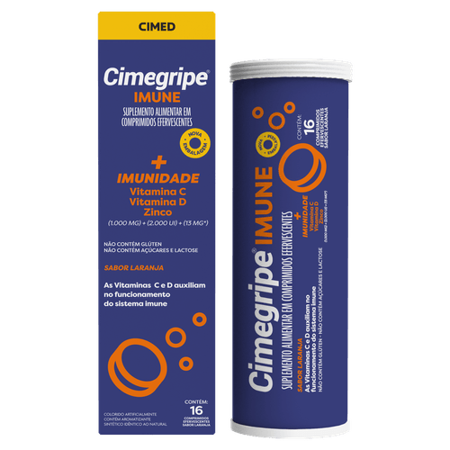 Cimegripe Imune 16 Comprimidos Efervescentes