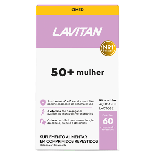 Lavitan 50+ Mulher - 60 comprimidos