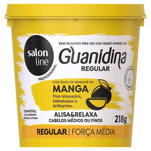 Alisante Regular Manga Salon Line Guanidina Pote 218g