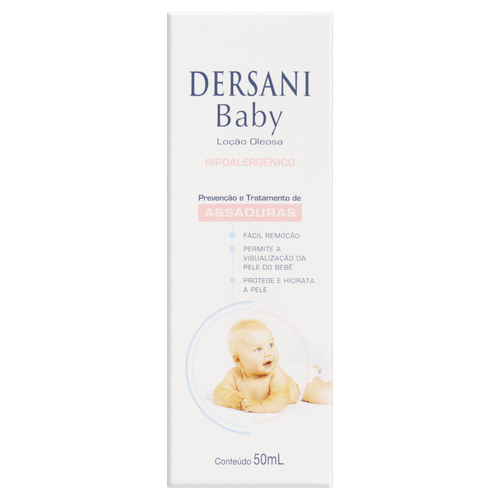 Loção Corporal Dersani Prevenção Para  Tratamento Assadura Baby Ole 50Ml - Dersani