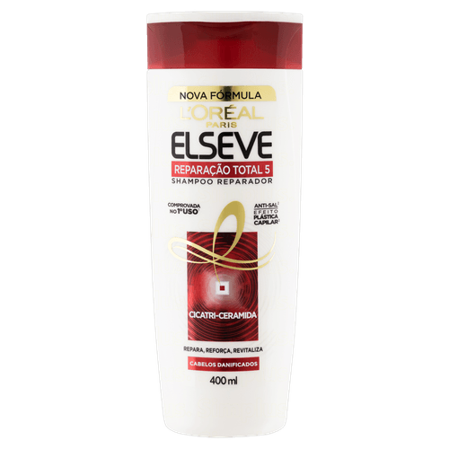 Shampoo L'Oréal Paris Elseve Reparação Total 5+, 400ml