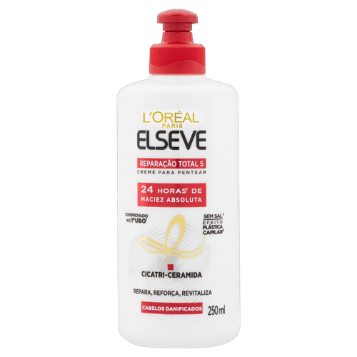 Creme para Pentear L'Oréal Paris Elseve Reparação Total 5, 250ml