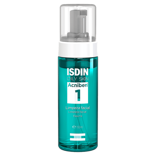 Espuma de Limpeza Facial Isdin Oily Skin Acniben - 150ml