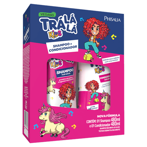 Kit Shampoo + Condicionador Tra La La Hidrakids Musical - Tra La La
