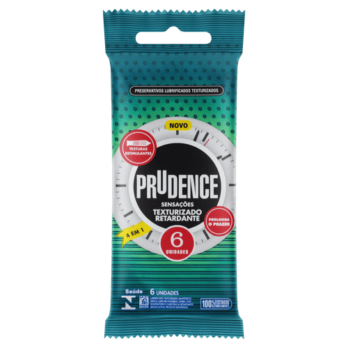 Preservativo Prudence Sensacoes Retardante C/6 - Prudence