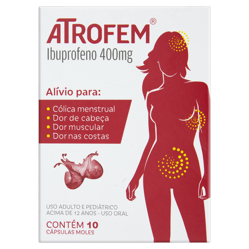 Atrofem 400mg 10 Cápsulas