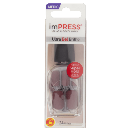 Unha Impress Deep Kiss Bipm410Br - Impress