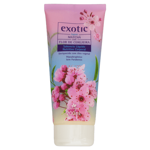 Sabonete Líquido Corpo Exotic Japan 200Ml - Davene