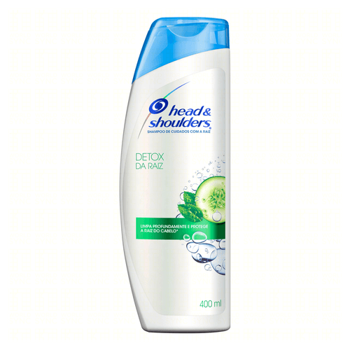 Shampoo Head & Shoulders Detox da Raiz Frasco 400ml