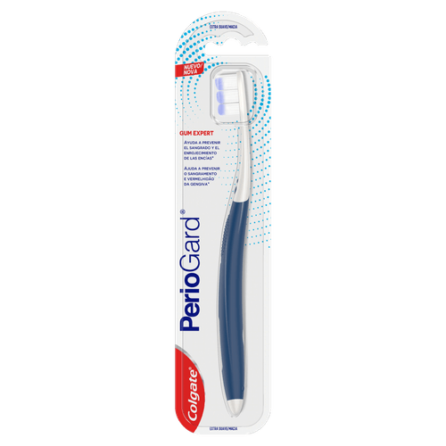 Escova Dental Extramacia Colgate PerioGard Gum Expert Cabeça Compacta