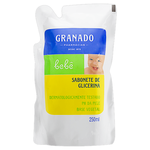 Sabonete Líquido Granado Bebê Glicerina Tradicional 250ml