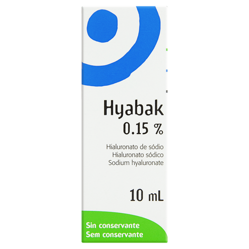 Colírio Lubrificante Hyabak 15% - Solução Oftálmica - 10ml