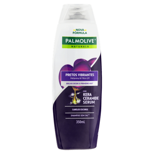 Shampoo Palmolive Naturals Iluminador para Cabelos Pretos Vibrantes - 350ml