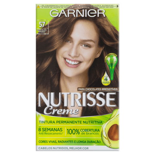 Tintura Garnier Nutrisse 57 Chocolate Deborah - Nutrisse