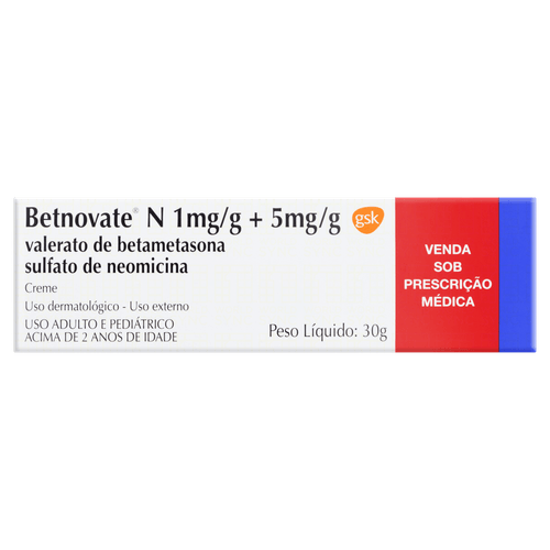 Betnovate N 1 + 5mg Creme 30g