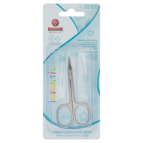 Tesoura De Unha Mundial Baby 9Cm - Mundial