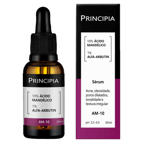 Sérum Renovador Ácido Mandélico Alfa Arbutin AM10 Principia - 30ml