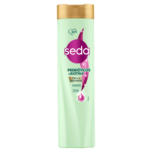 Shampoo Seda Força e Crescimento Prebióticos + Biotina - 325ml