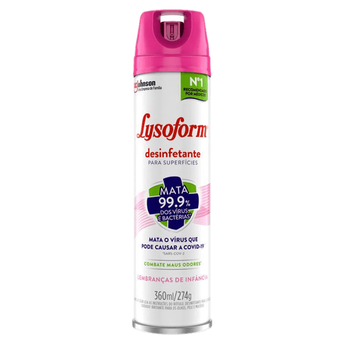 Lysoform Aerossol Lemb De Inf 360Ml