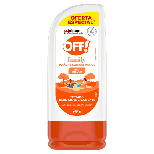 Loção Repelente Off Family - 200ml