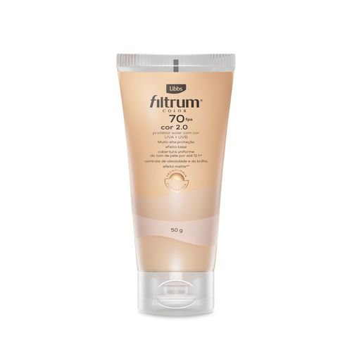 Protetor Solar Filtrum Color FPS 70 Cor 2.0 - 50g