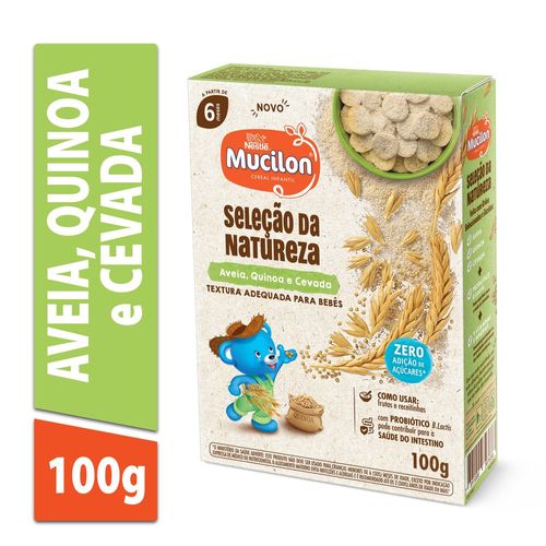 Seleção da Natureza Aveia Quinoa e Cevada 100g
