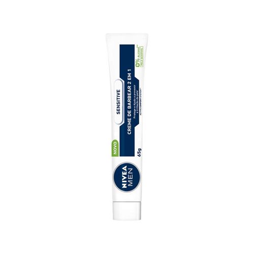 NIVEA MEN Creme de Barbear Sensitive 2 em 1 65g