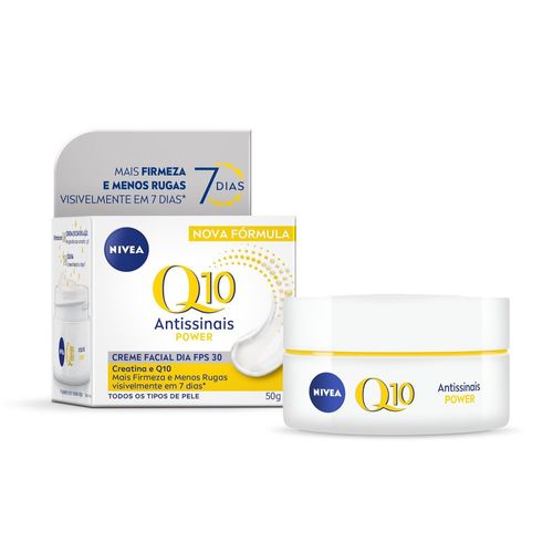 NIVEA Creme Facial Antissinais Q10 Power Dia FPS 30 50g