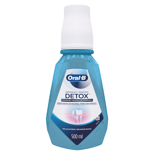 Enxaguante Bucal Oral-B Gengiva Detox - 500ml