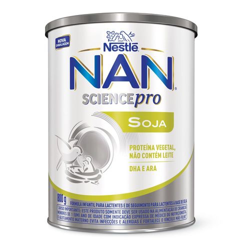 Fórmula Infantil Soy Nan Lata 800g
