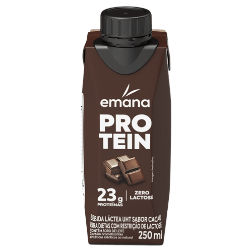 Bebida Láctea Emana Protein Zero Lactose Cacau - 250ml