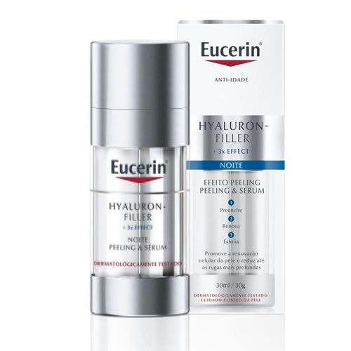Hyaluron-Filler Noite Serum Peeling 30Ml - Eucerin