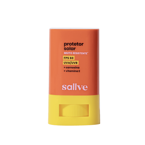 Protetor Solar Facial em Bastão FPS 60 Sallve 15g