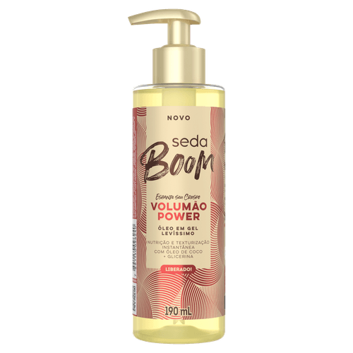 Óleo Gel Seda Boom Volumão Power Pump - 190ml