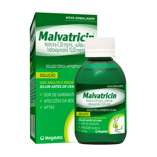 Malvatricin Caixa 100ml Solução