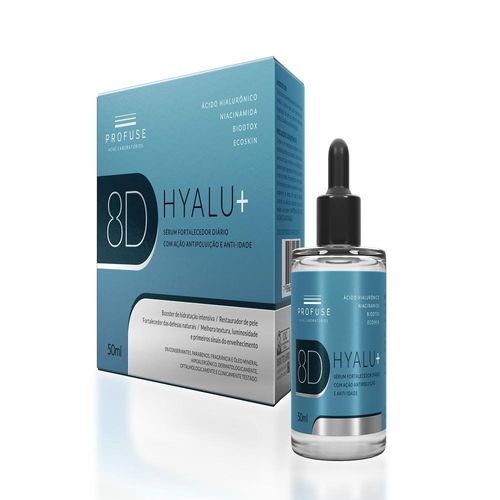 Sérum Facial Fortalecedor 8D Hyalu+ Profuse 50ml
