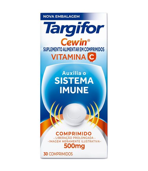 Suplemento Vitamina C Targifor Cewin 500mg Comprimido 30 Unidades